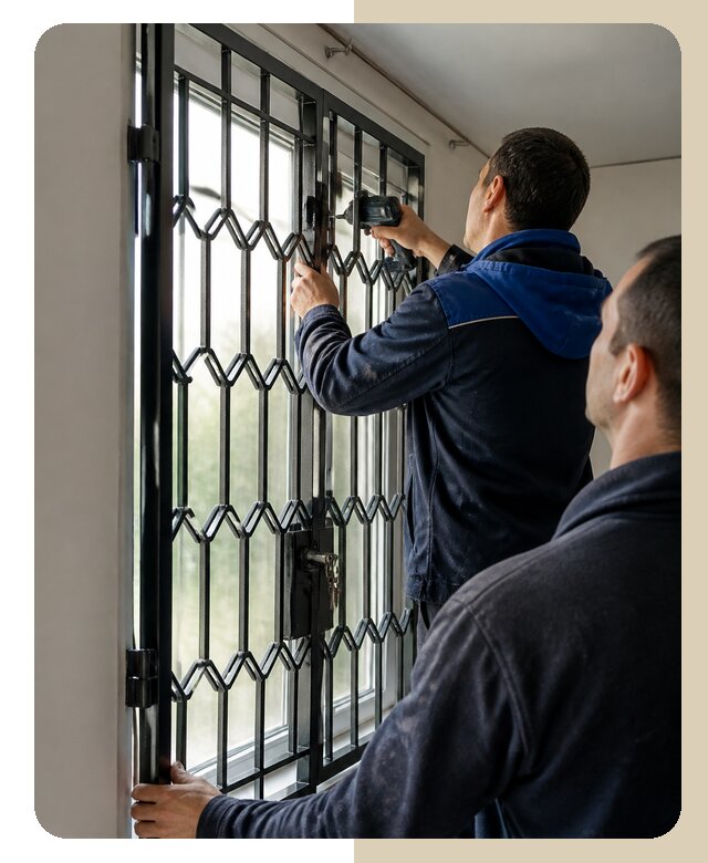 Установка распашных решеток в Ухте цена от 6581 р. | ДвериЛегко-Хта